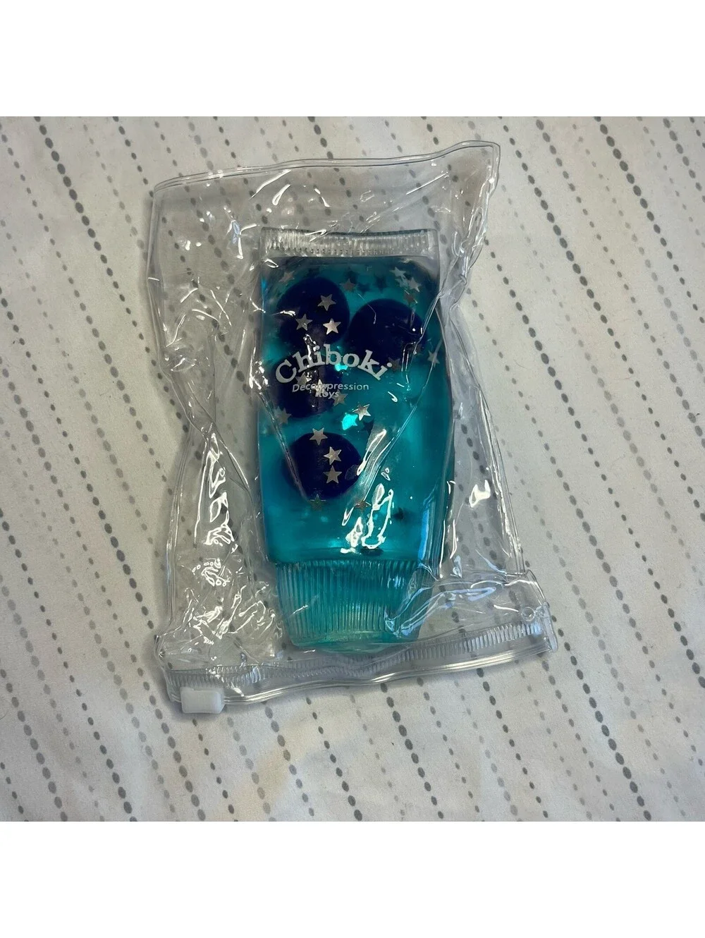 Chiboki Toothpaste Squishy Blueberry Slow Rise Stress Relief Sensory Fidget Toy